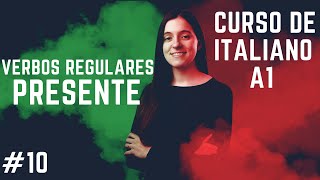 Los verbos regulares al presente de indicativo en italiano [upl. by Querida]