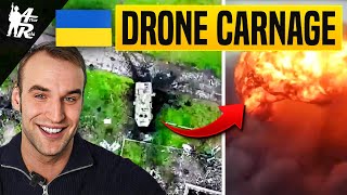 DRONE CARNAGE Russians Blown to Pieces  Ukrainian War Update [upl. by Yruoc805]