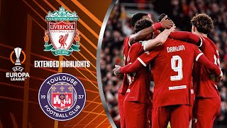 Liverpool vs Toulouse Extended Highlights  UEL Group Stage MD 3  CBS Sports Golazo [upl. by Kery]