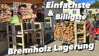 Brennholz Kisten Bauen  Meterholz [upl. by Auhsot]