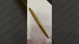 Parker Classic Gold Pen review 👍 [upl. by Burnsed536]