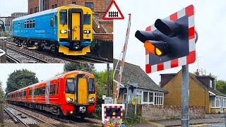 Chichester Basin Road Level Crossing West Sussex [upl. by Tersina]