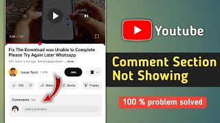 How to Fix Youtube Comment not Showing Problem [upl. by Macpherson]