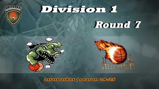 Atlasbasket  Div 1Round 7  CROCODILES vs HELDREICH [upl. by Kiel638]