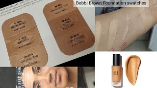 Bobbi Brown Skin LongWear Weightless Foundation SPF15 review and swatches 500 videos [upl. by Anoyet]