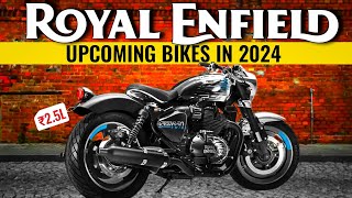 TOP 4 Upcoming Royal Enfield Bikes in 2024🔥 [upl. by Retsek]