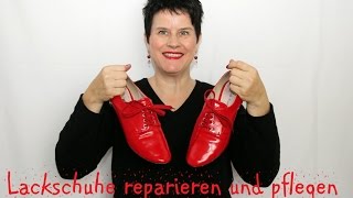 Lackschuhe reparieren und pflegen [upl. by Sothena]