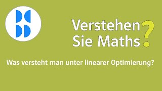 84 Was versteht man unter linearer Optimierung [upl. by Pampuch]