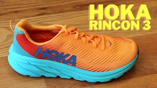 Hoka Rincon 3 Initial Review Shoe Details and Comparisons [upl. by Vowel728]