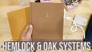 My Hemlock amp Oak Planner Systems  Hemlock amp Oak Bullet Journal [upl. by Strong916]