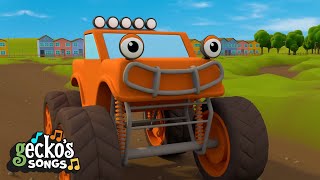 Max The Monster Truck Song  Karaoke Edition｜Geckos Garage Songs｜Kids Songs｜Trucks for Kids [upl. by Eizus]