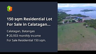 150 sqm Residential Lot For Sale in Calatagan Batangas [upl. by Trager]