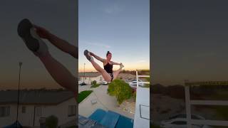 Only this… 🤷🏼‍♀️ trampwall acrobat flip trending [upl. by Suolevram457]