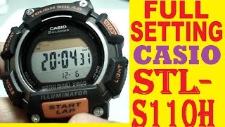 Setting Casio STLS110H1AVEF [upl. by Sib841]