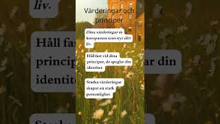 Värderingar Principer Identitet explore follow [upl. by Yziar]