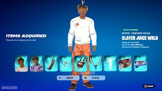 when and How To Get Slayer Juice WRLD Skin NOW FREE In Fortnite Unlocked LEGO Slayer Juice WRLD [upl. by Rhianna630]