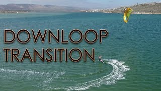 How to Downloop Transition Twintip Tutorial Basic  Carving turns [upl. by Kilk]