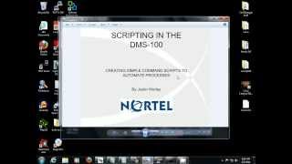 Creating Command Scripts in the Nortel DMS100 [upl. by Ahgiel219]