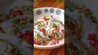 Crispy Aloo Tikki Chaat Recipe 😋🤤😍 Anyone Can Make This ❤️ shorts recipe [upl. by Berey]