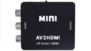 Mini AV2HDMI Upscaler Gameplay Comparison [upl. by Kirchner]