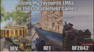 Using My favourite quotLMGsquot in Battlefield V 1 and BF2042 [upl. by Mcclish891]