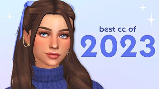 BEST CUSTOM CONTENT OF 2023  Sims 4 CC Showcase Maxis Match [upl. by Edals332]