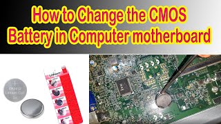 How to Replace a CMOS Battery on Dell Desktop pc  Cmos battery replacement in computer [upl. by Dygall736]