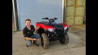 Honda Fourtrax 420  Quad bike Review [upl. by Damiano]