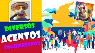 ACENTOS DE COLOMBIA quotDIVERSIDADquot DialectosColombianos Colombianismos [upl. by Denni472]