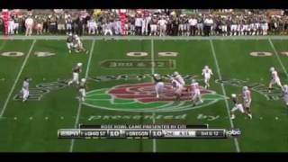 2010 Rose Bowl Highlights  Ohio State vs Oregon [upl. by Pease420]