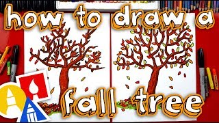 How To Draw A Fall Tree [upl. by Ssidnak]