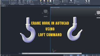 Autocad tutorials  Exercise 23 Crane hook in Autocad [upl. by Arahas194]