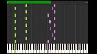 Moskau synthesia piano solo with backing [upl. by Rus]