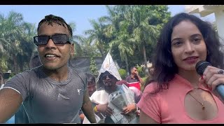 😍😍😍Pali Beach Resort  Waterpark Rain danceUttan Manori Mumbai Friend blog welcome all subscribers [upl. by Jochbed488]