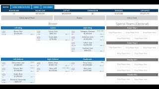 Playing Habs Armchair GM on CapFriendly [upl. by Balough566]