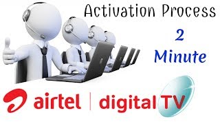 Live Activation  How To Activate Airtel DigitalTv New Set Top Box By airtel tv distributors [upl. by Bagger]