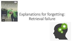 AQA A Level Psychology  Memory  Explanations for forgetting Retrieval Failure [upl. by Frederic354]