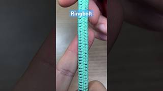 How to make a Ringbolt paracord bracelet shorts 매듭 파라코드 tutorial knot 마크라메 macrame diy [upl. by Jillayne]