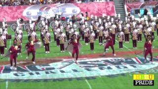 HBCUs Drum Major Intro BethuneCookman University quot The Fab Five Horsemenquot [upl. by Elitnahc]