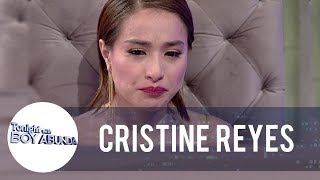 Cristine Reyes gets emotional  TWBA [upl. by Darline]