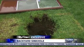 Mystery of the giant backyard sinkhole solved [upl. by Laitselec686]