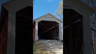 McAllister Bridge at Parke County Covered Bridge Festival [upl. by Haimirej]