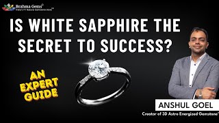 What are the Benefits of White Sapphire सफ़ेद पुखराज के क्या फायदे हैं [upl. by Airdnaz]