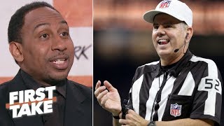 NFL’s conference championship games overshadowed by controversial officiating  First Take [upl. by Vale333]