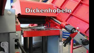 Holzmann K5 260L Dickenhobeln [upl. by Marcy]