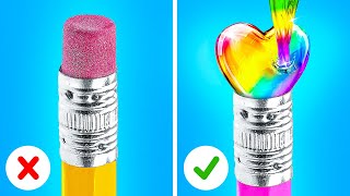 GENIUS SCHOOL HACKS  Smart DIY Tricks and Cool Crafts by 123 GO GLOBAL [upl. by Ppilihp]