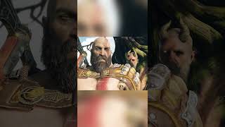 Kratos cut Mimirs Head  The Boy should Understand his true Nature shorts godofwar [upl. by Haimes]