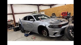 Dodge Charger Wide body kit install [upl. by Enitnatsnoc]