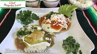 HUEVOS RANCHEROS DELICIOSA RECETA [upl. by Atteyek995]