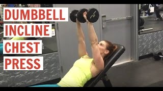 Dumbbell Incline Chest Press [upl. by Yarised]